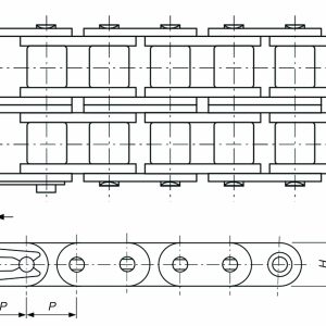BS Single Pitch Lambda RF Chain - โซ่ Lambda RF มาตรฐาน BS แบบหนึ่งพิตช์