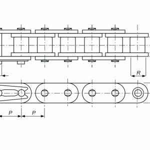 BS Single Pitch Lambda RF Chain - โซ่ Lambda RF มาตรฐาน BS แบบหนึ่งพิตช์