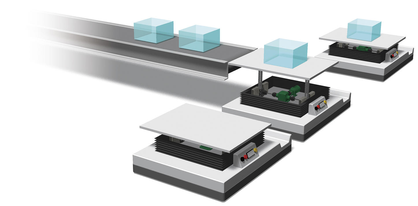 Installed on an Automatic Guided Vehicle (AGV) - ติดตั้งบนรถนำทางอัตโนมัติ (AGV)